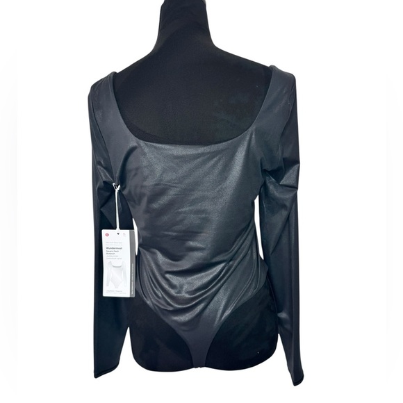 Lululemon Wundermost Square-Neck Long Sleeve Bodysuit Shine - Picture 4 of 10